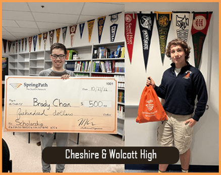 Cheshire High School — Ask SpringPath Participation Grant Recipient